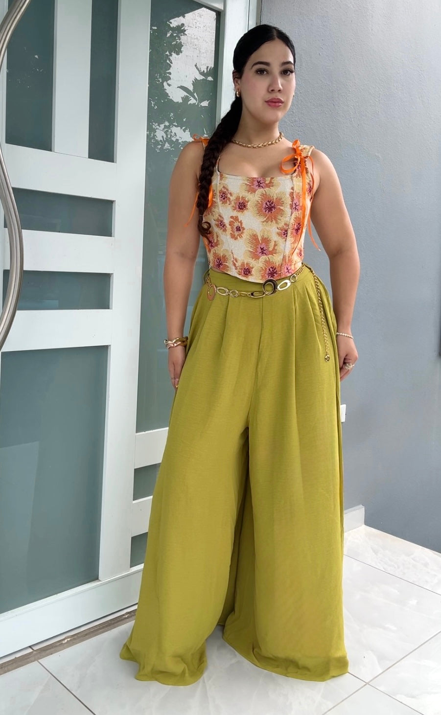 Olive Breeze Palazzo