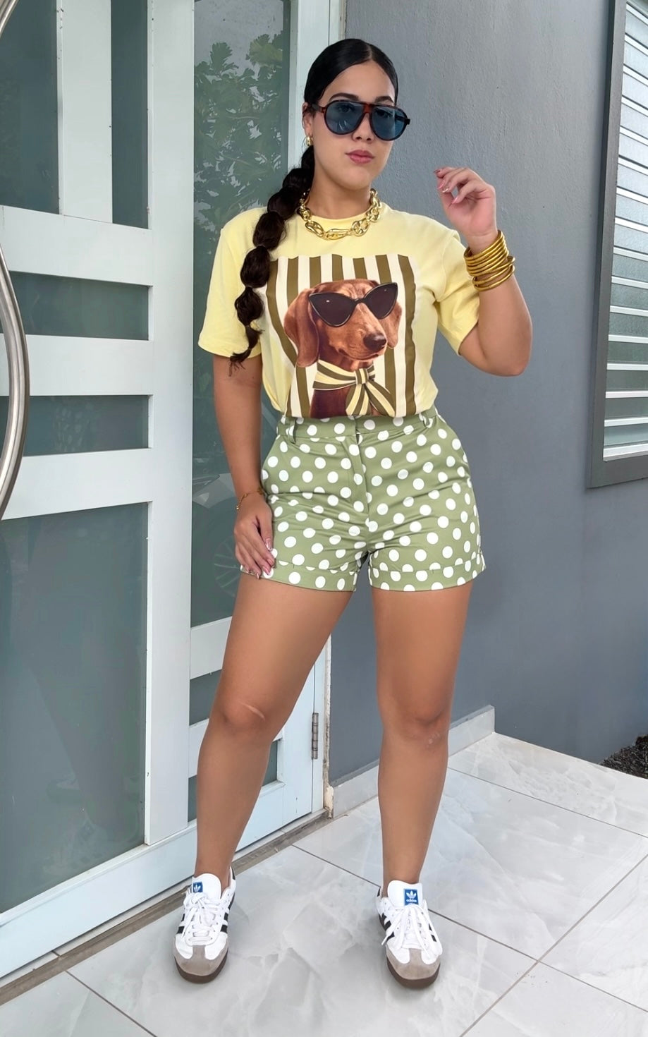 Yellow Chic Pup T-Shirt