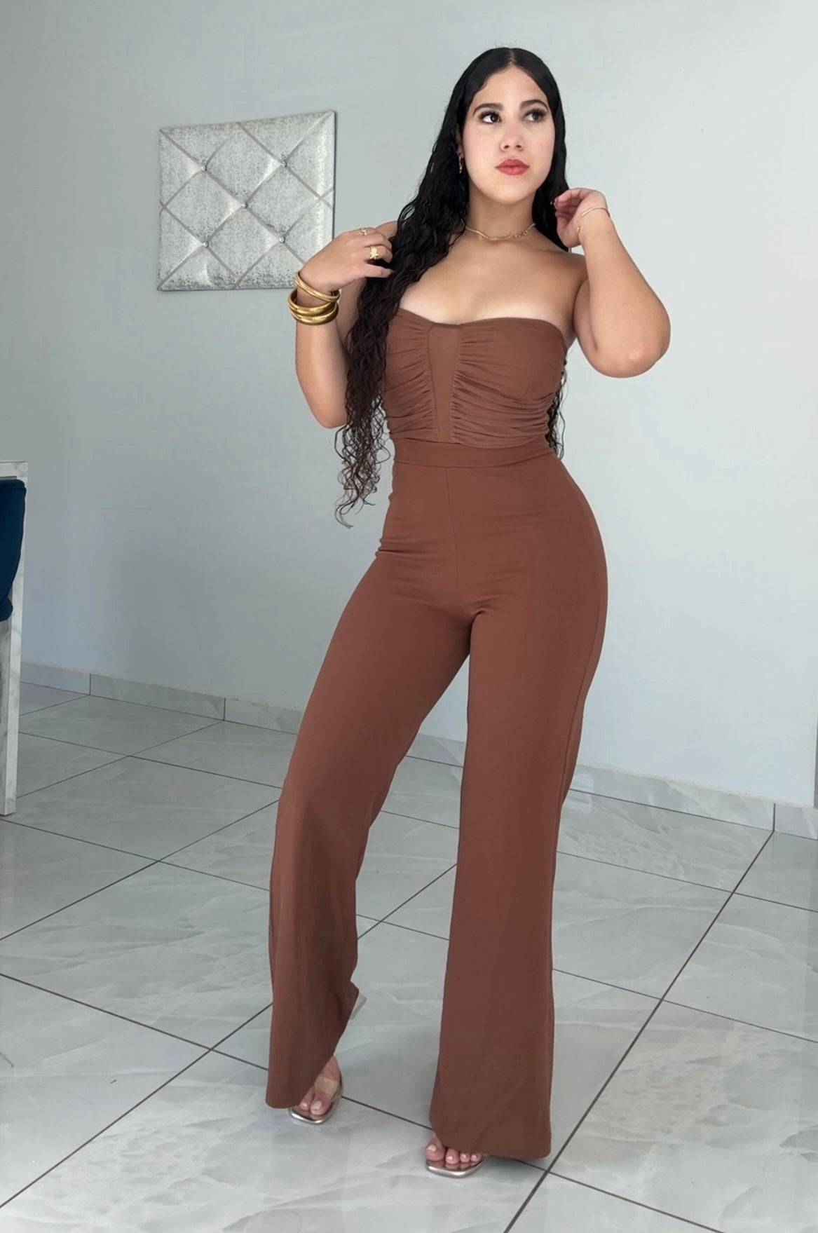 Mocha Jumpsuit