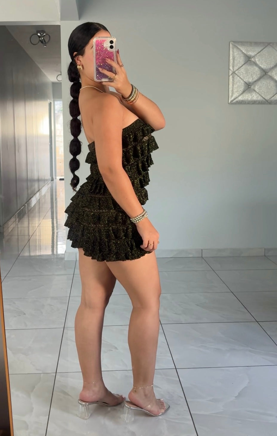 Ruffle Glow Romper