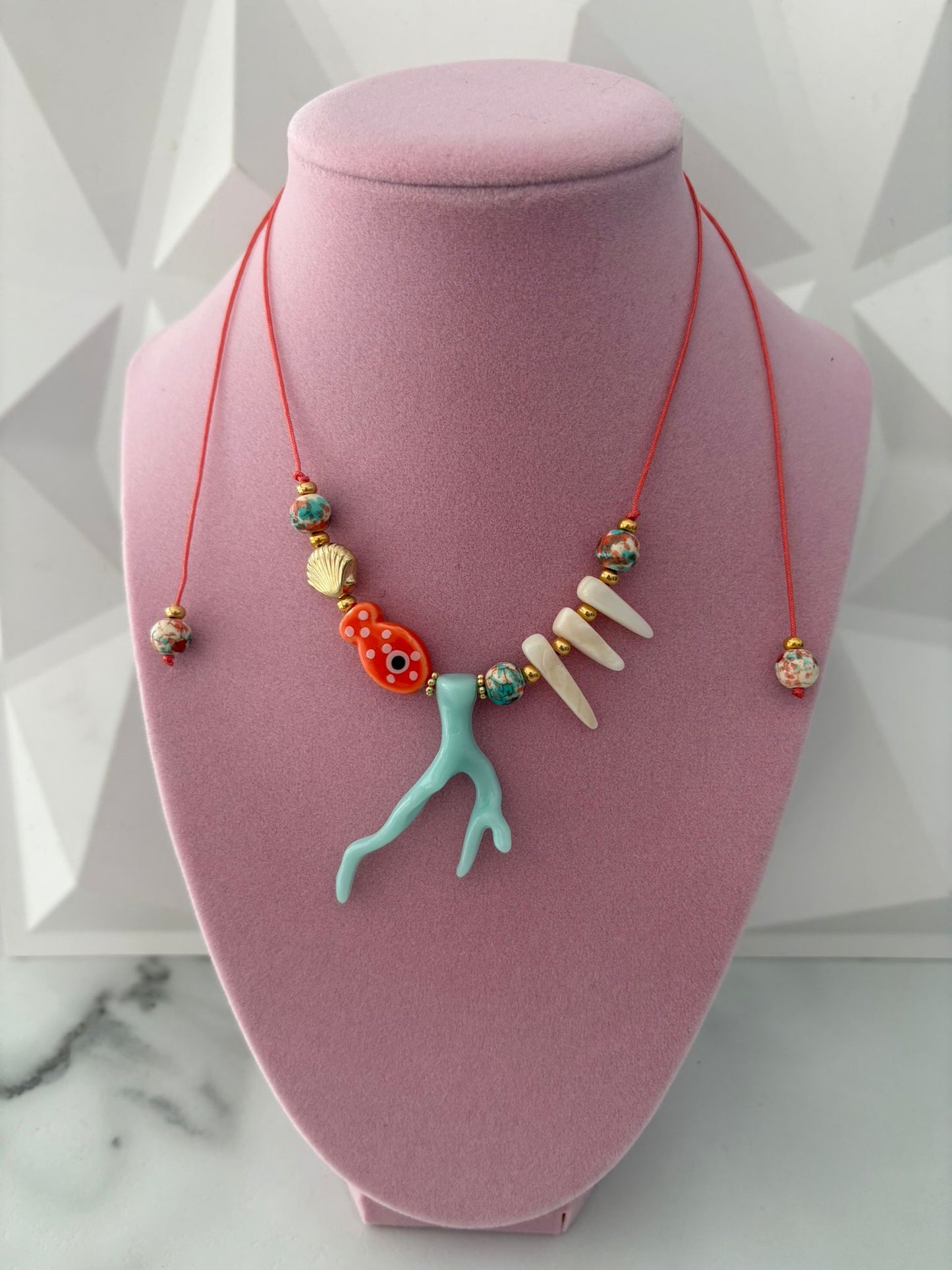 Hand Made Coral Nacklace