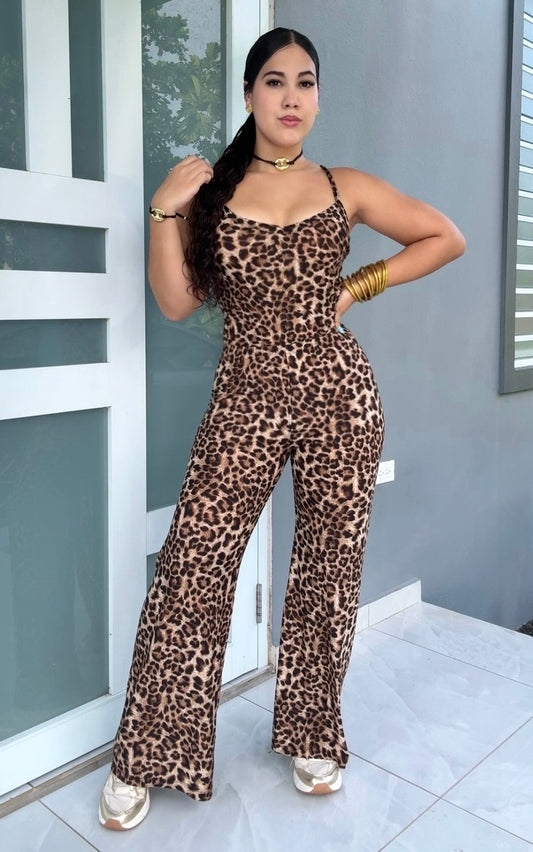 Wild Leopard Jumpsuit