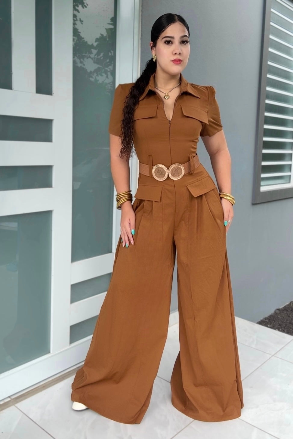 Sahara Cargo Jumpsuit