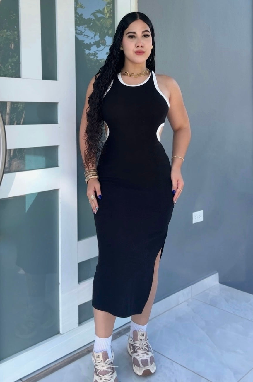 Noir Contour Dress