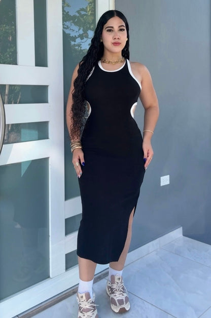 Noir Contour Dress