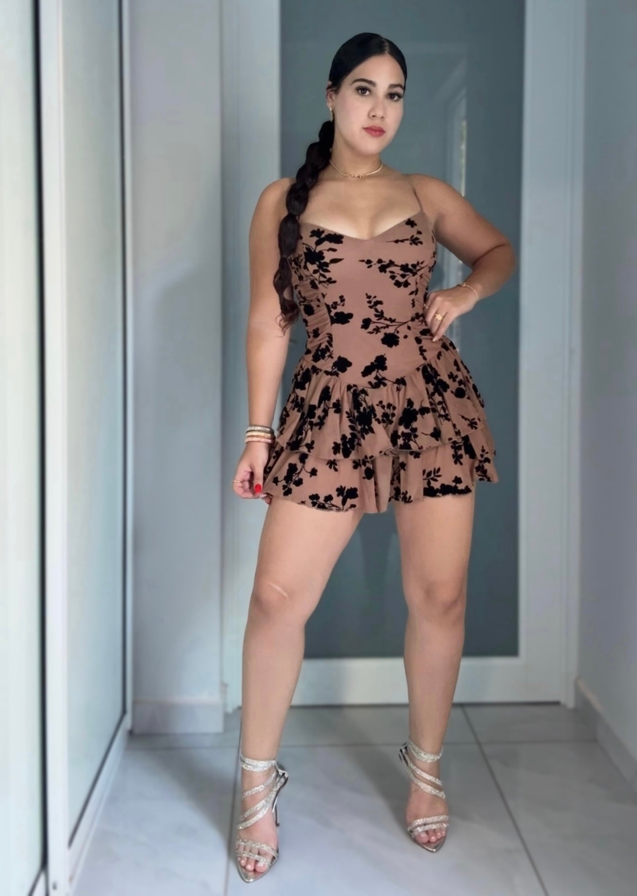 Nude Essence Romper Dress