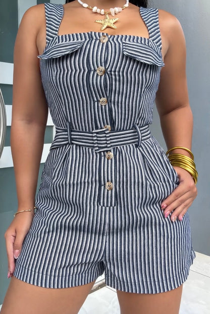 Coastal Stripe Romper