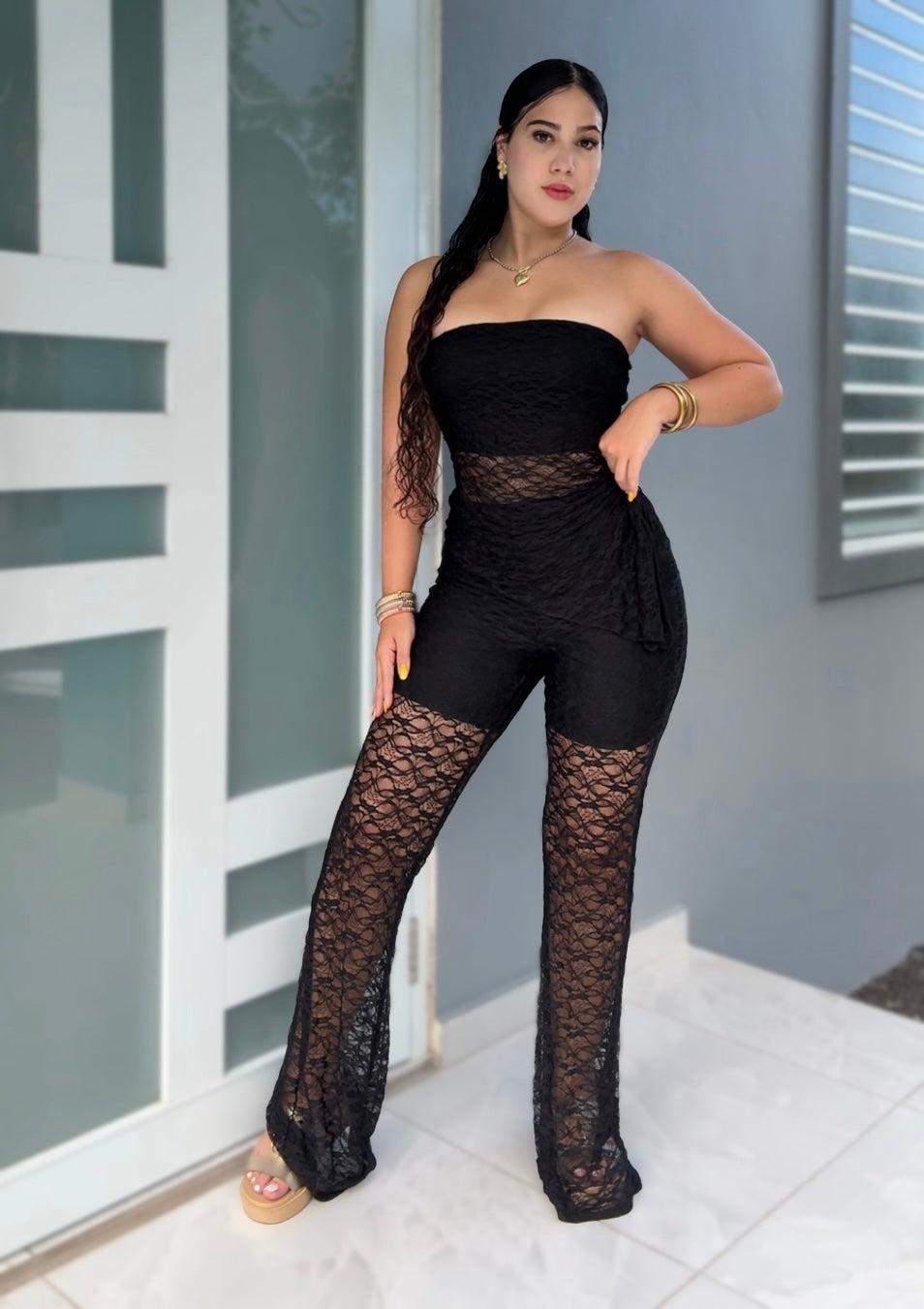 Black Lace Set