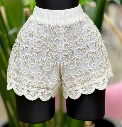 White Bloom Short