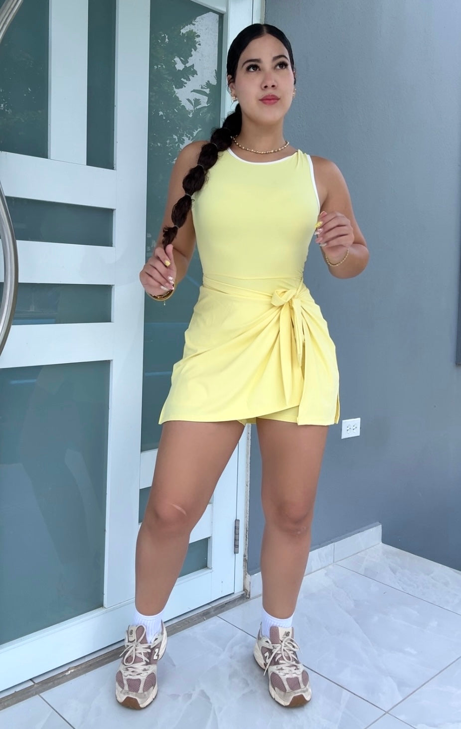 Sport Chic Romper Dress (dos colores disponibles)