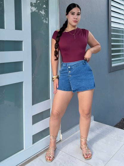 Denim Skort (spandex)