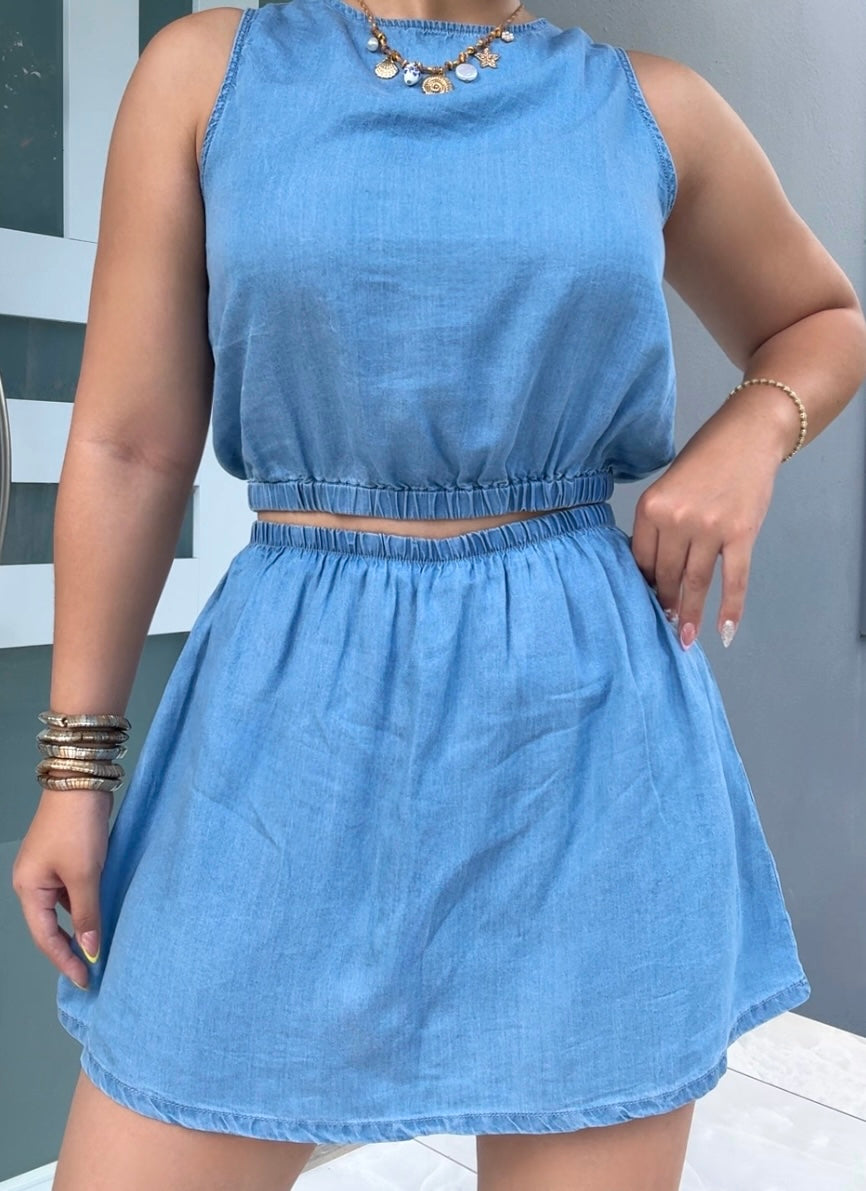 Denim Breeze Set