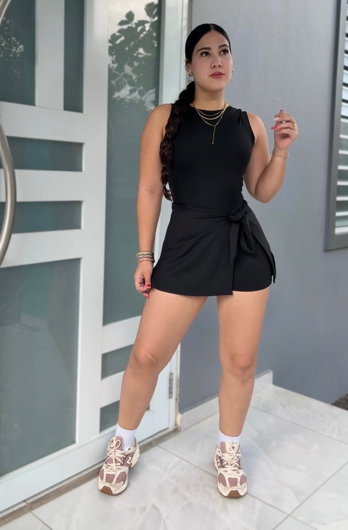 Black Knot Romper