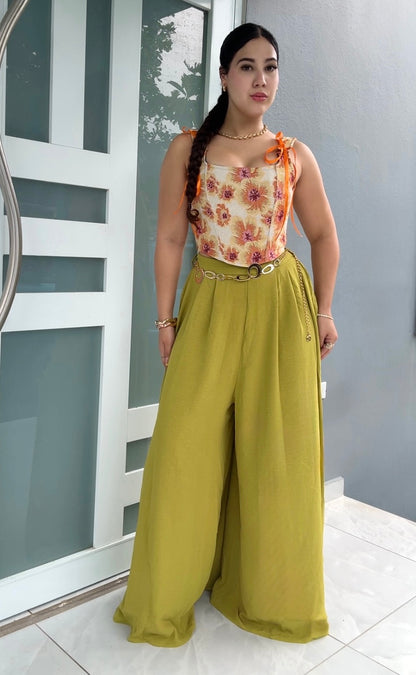 Olive Breeze Palazzo