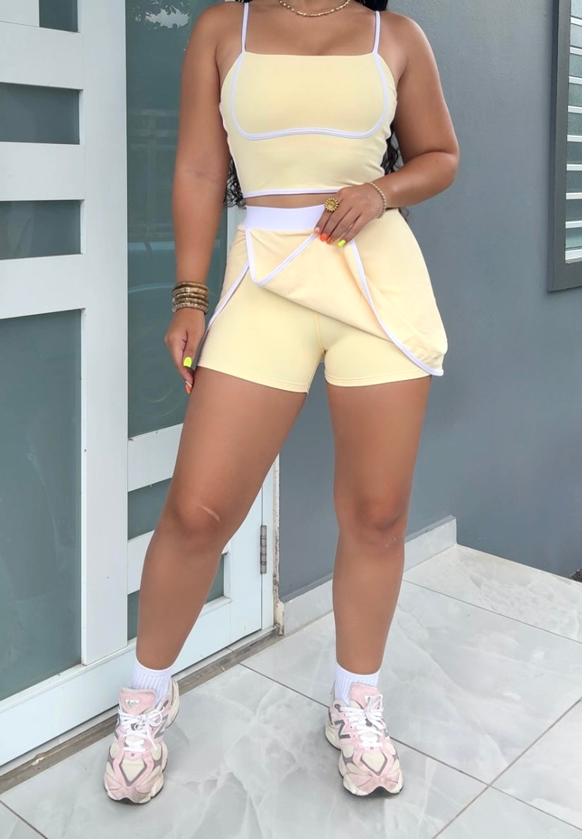 Contour Skort Set (dos colores disponibles)