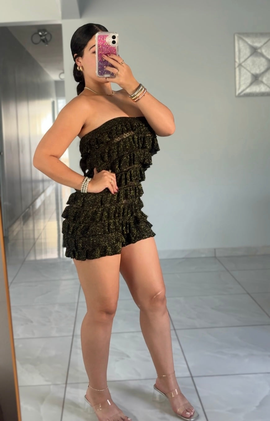 Ruffle Glow Romper