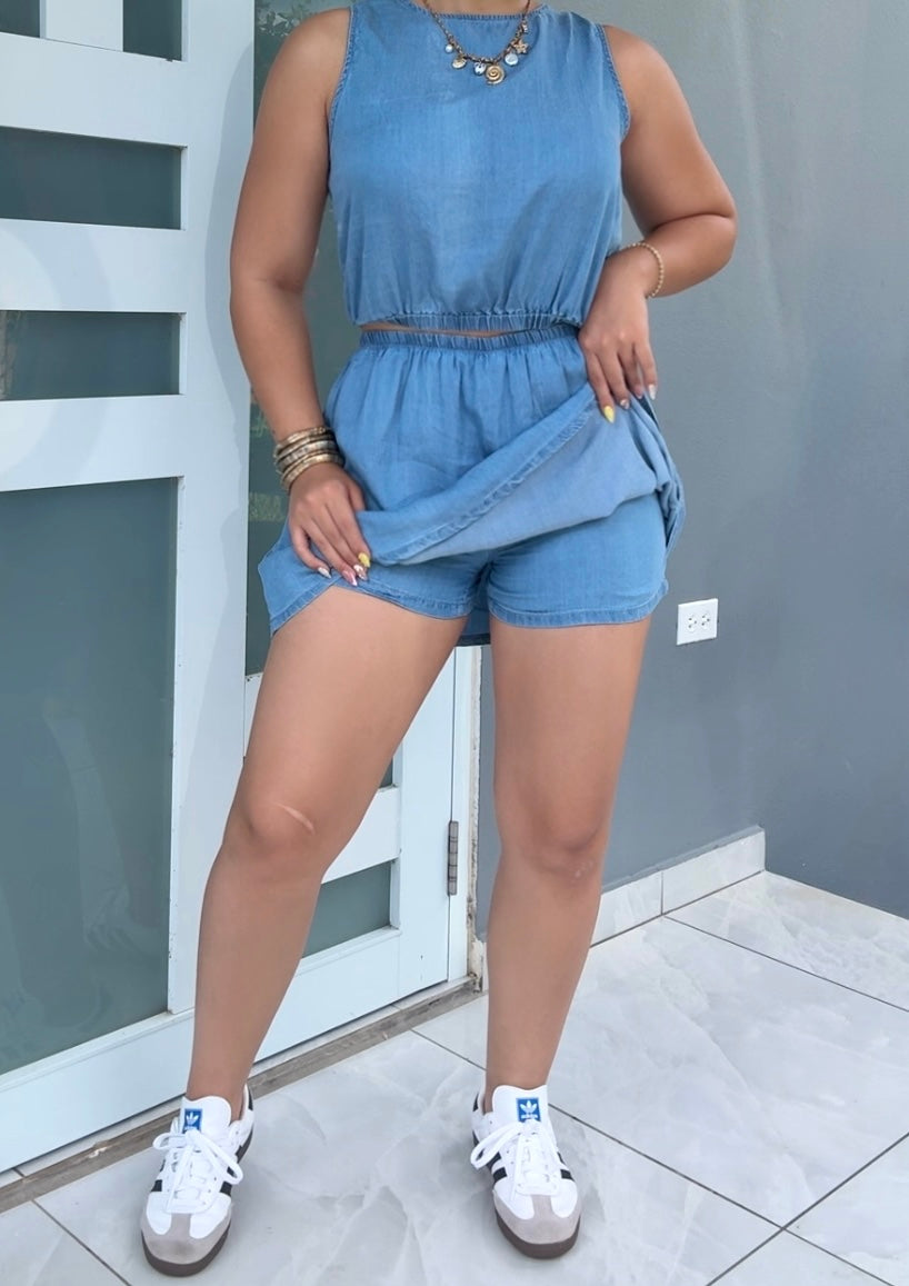 Denim Breeze Set