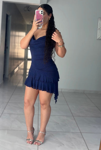 Navy Luxe Dress