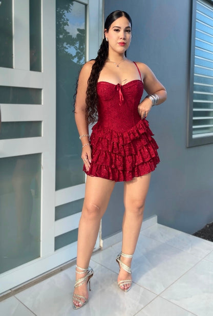 Red Glam Dress