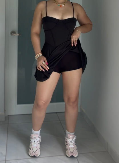 Midnight Romper Dress