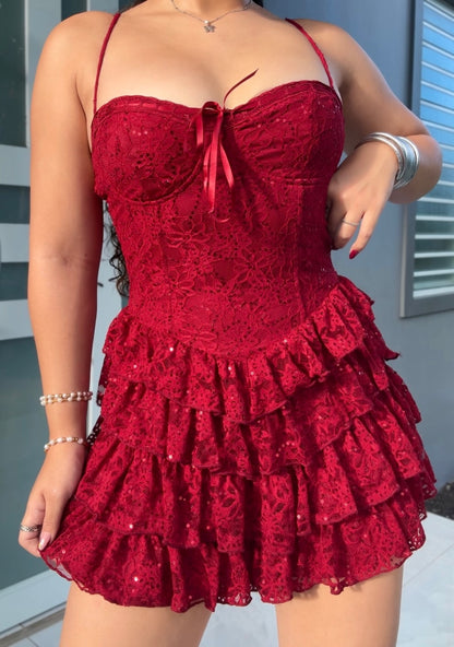 Red Glam Dress