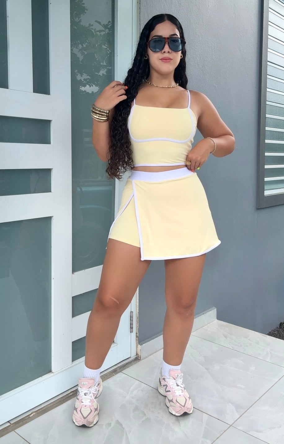 Contour Skort Set (dos colores disponibles)
