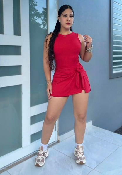 Red Knot Romper