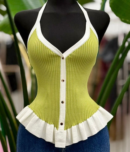 Olive Charm Top