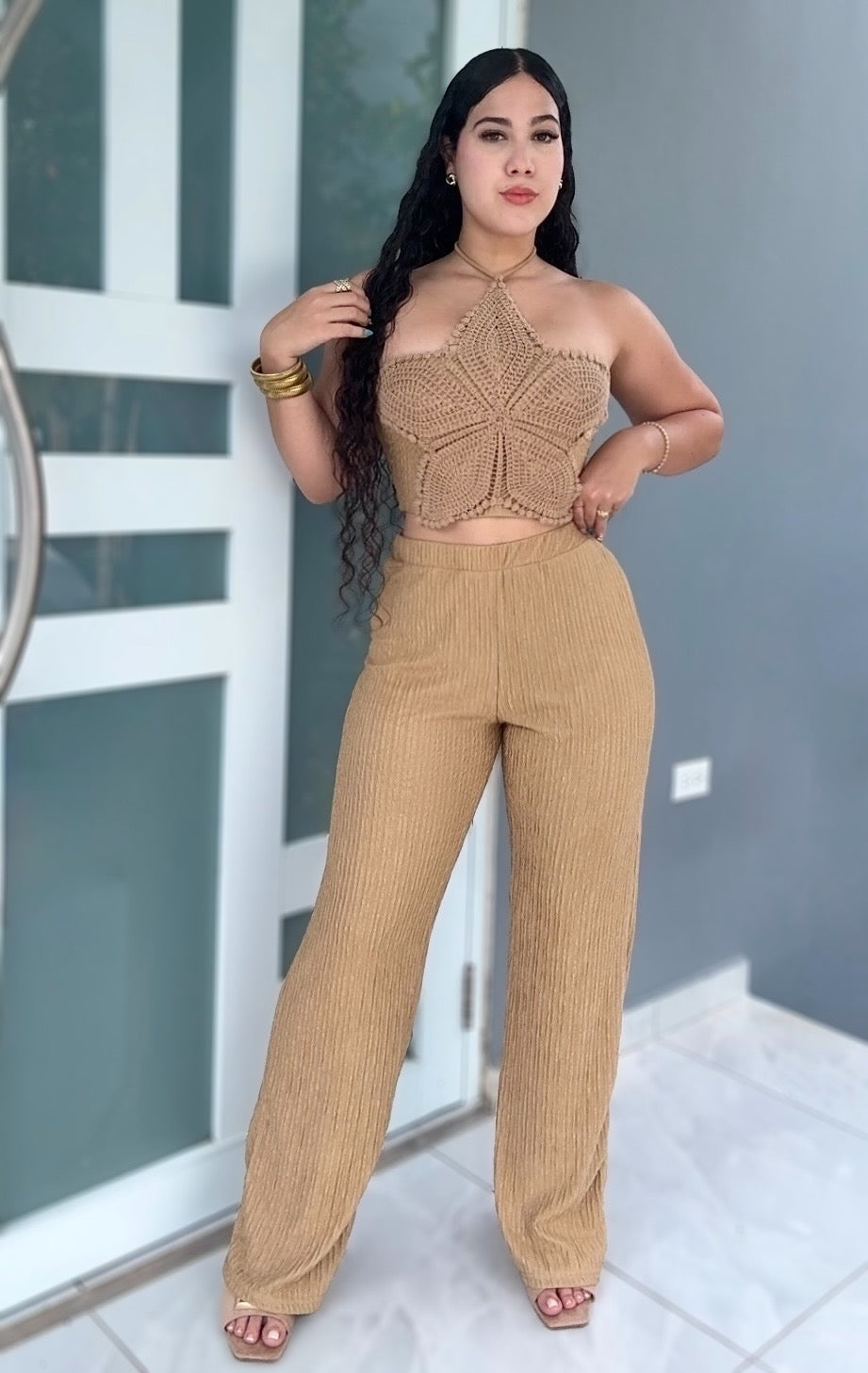 Mocha Crochet Set