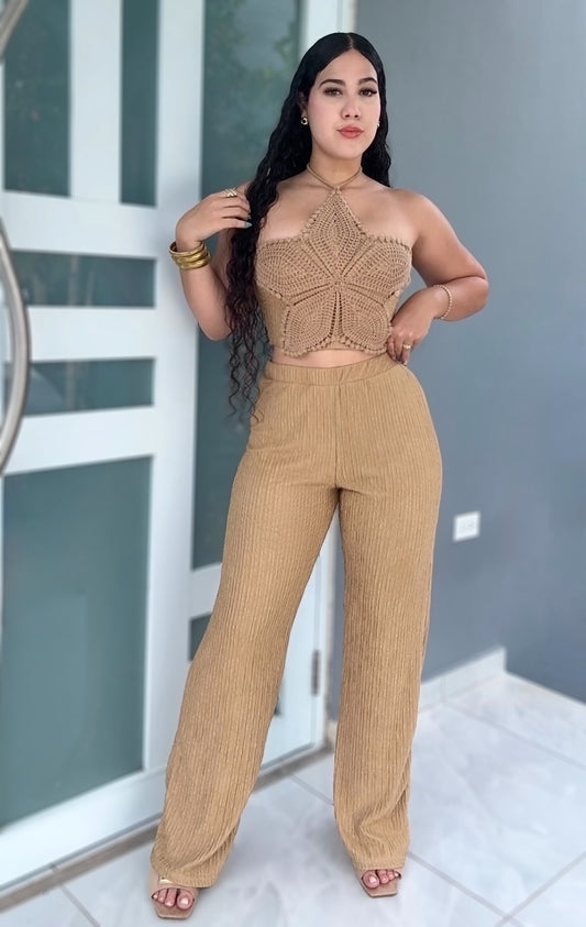 Mocha Crochet Set