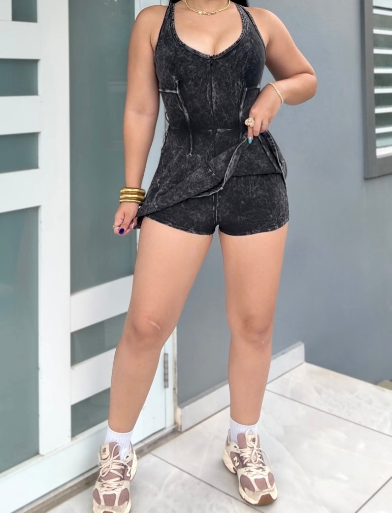 Midnight Romper Dress