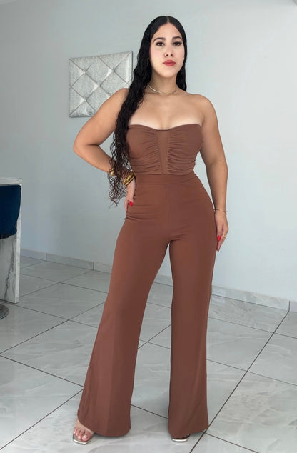 Mocha Jumpsuit