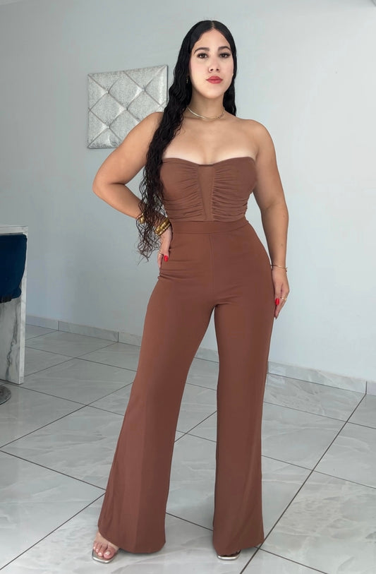Mocha Jumpsuit