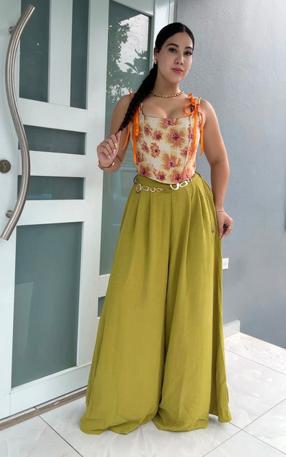 Olive Breeze Palazzo