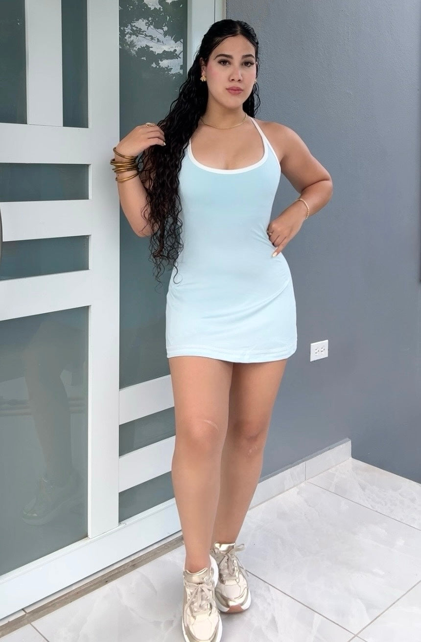 Sculpt Romper Dress (Dos colores disponibles)