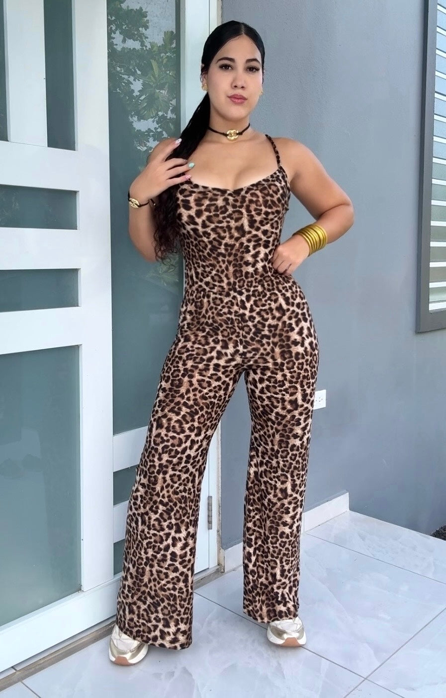 Wild Leopard Jumpsuit