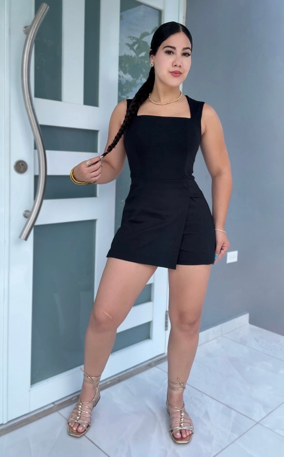 Black Chic Romper