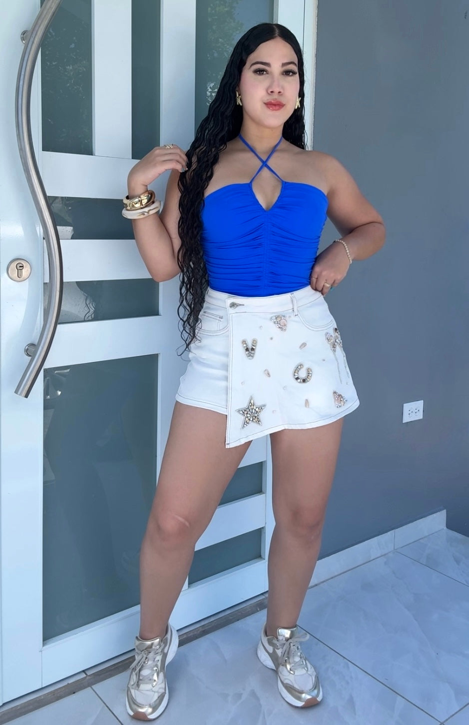 Azure Glow Bodysuit