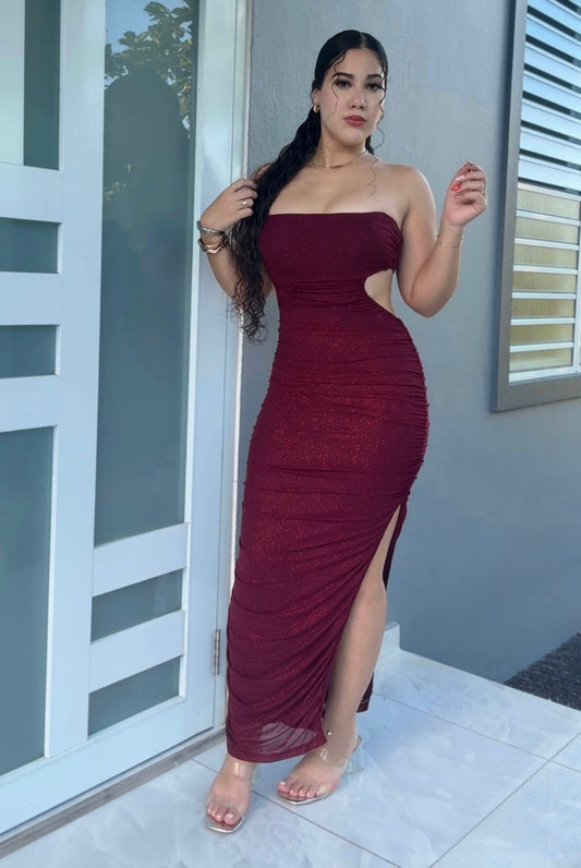 Burgundy Desire Dress