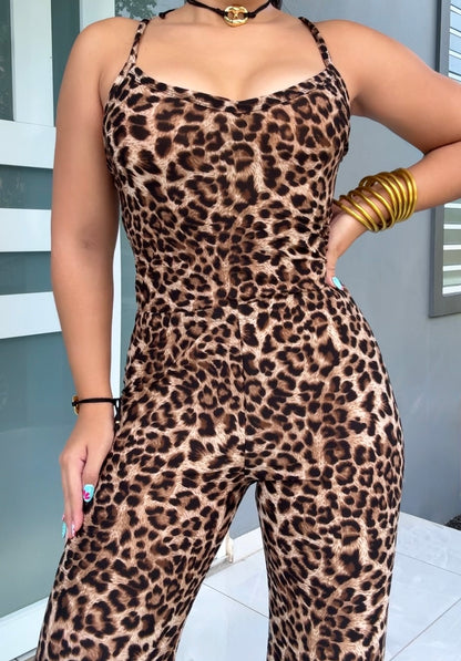 Wild Leopard Jumpsuit