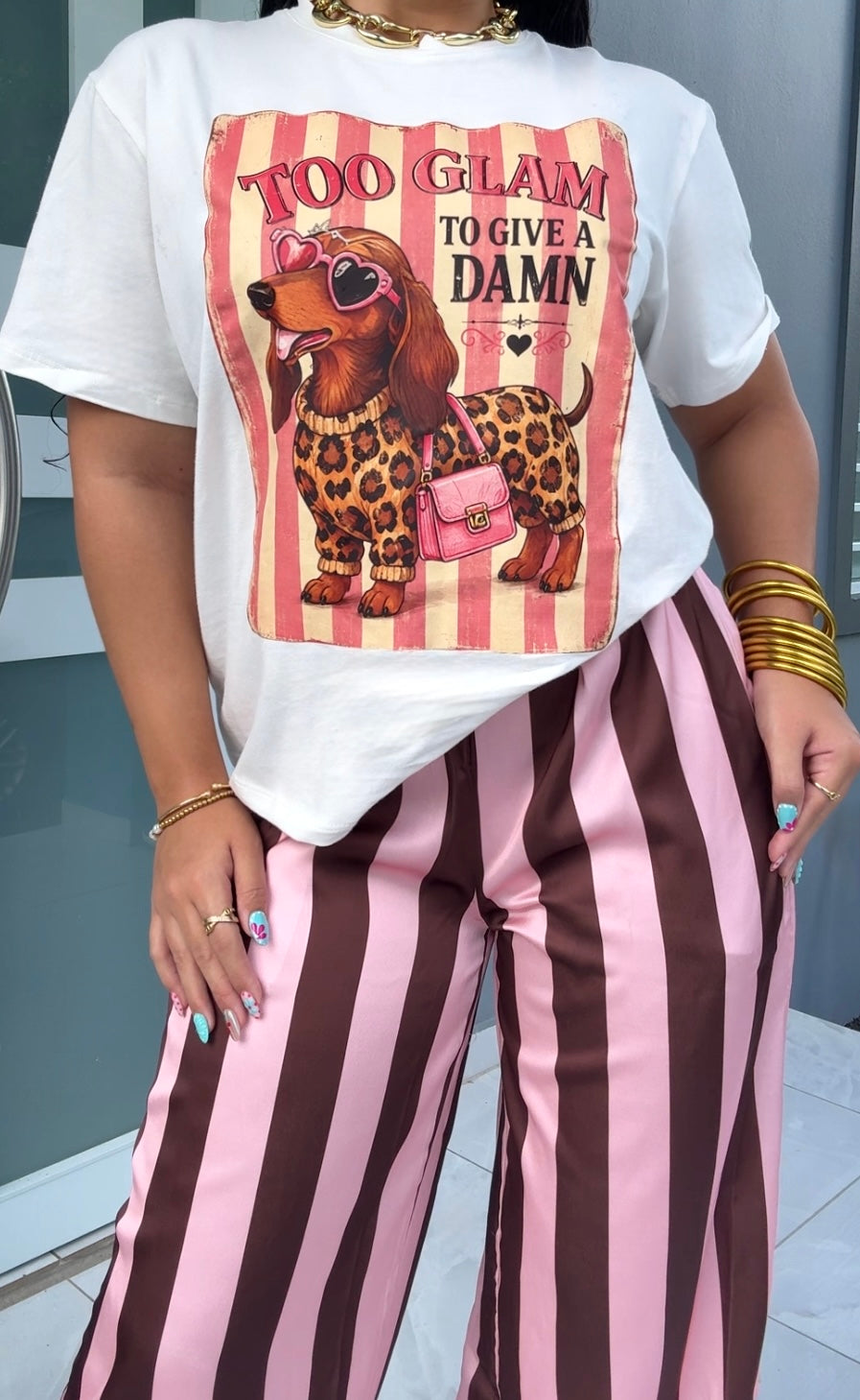 White Too Glam T-Shirt