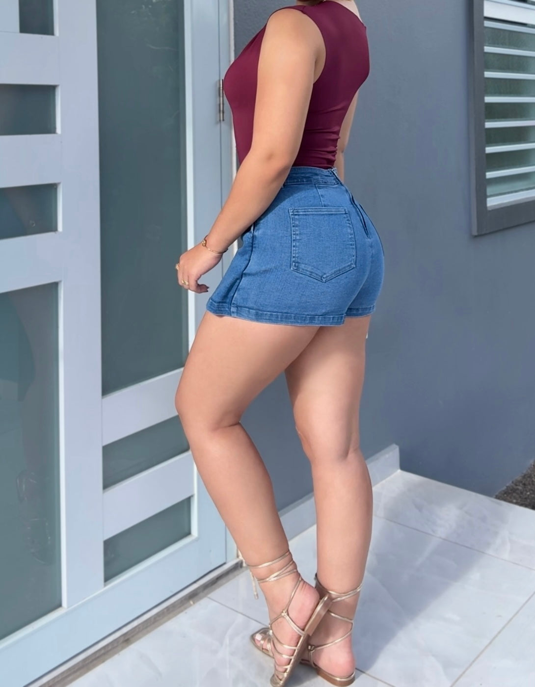 Denim Skort (spandex)