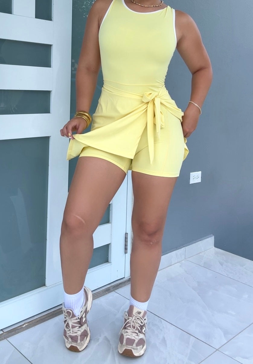 Sport Chic Romper Dress (dos colores disponibles)