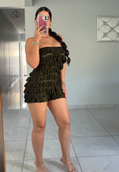 Ruffle Glow Romper