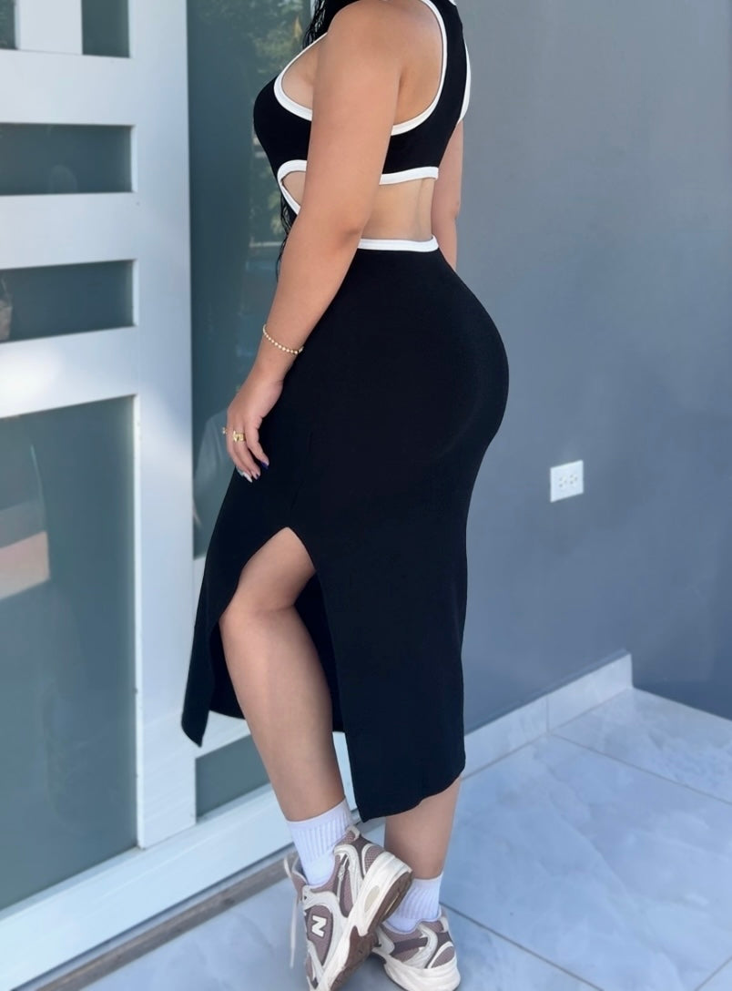 Noir Contour Dress