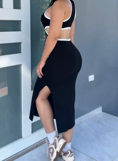 Noir Contour Dress