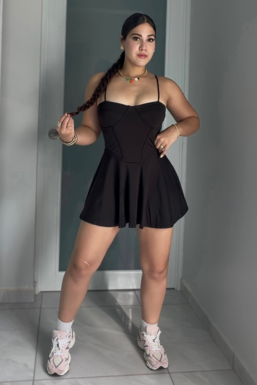 Midnight Romper Dress