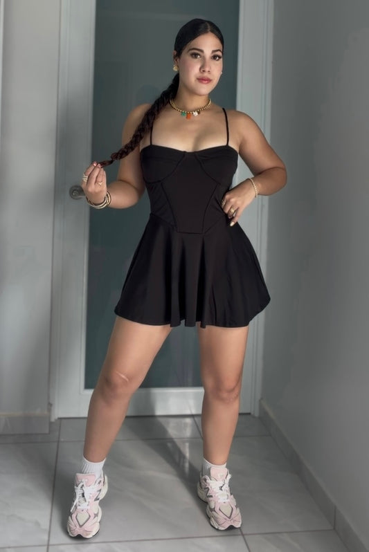 Midnight Romper Dress
