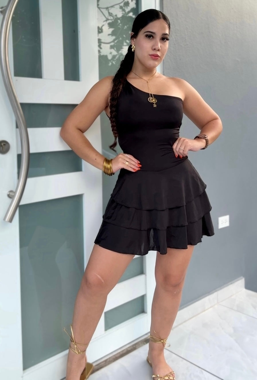 Noir Romper Dress