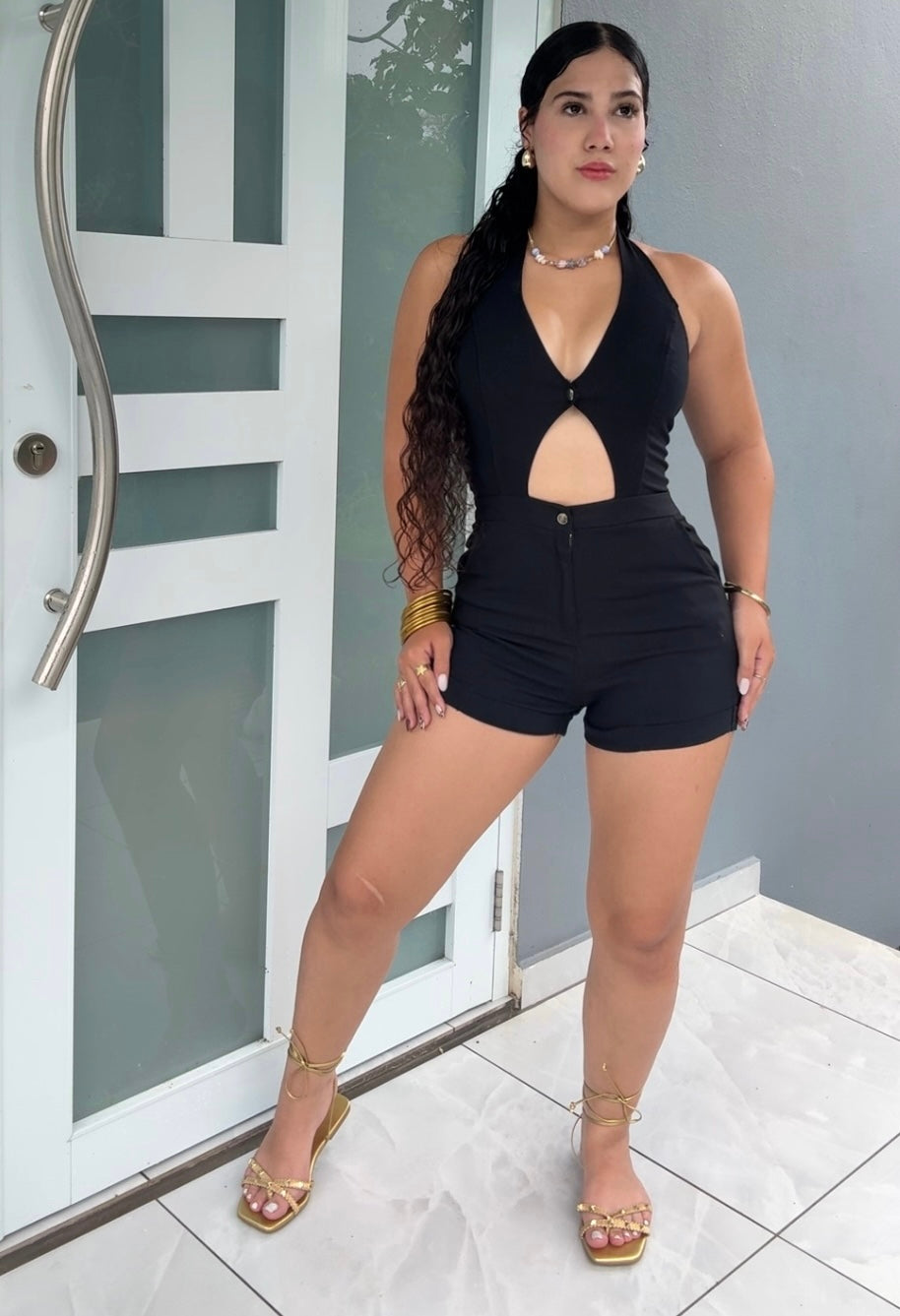 Halter Romper (dos colores disponibles)